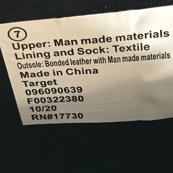 New Black Floral Vicki Mid Calf Waterproof Rain Boots ~ A New Day Size 7 - Picture 7 of 11
